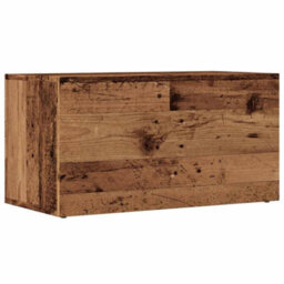 Berkfield Durable Lp Storage Box Old Wood 69.5X34X36 Cm Engineered Wood - thumbnail 6