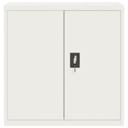 Berkfield File Cabinet White 90X40X130 Cm Steel - thumbnail 8