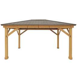 Yardistry Direct UK Meridian Gazebo 12Ft X 16Ft (3.7M X 4.9M) With Rain Guttering - thumbnail 8