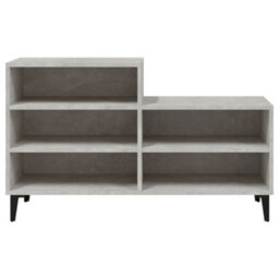 Walplus Shoe Cabinet Concrete Grey 102X36X60 Cm Engineered Wood - thumbnail 3