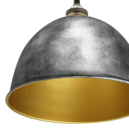 Long Life Lamps Company Industrial Vintage Brass Ceiling Pendant Light M0152 - thumbnail 6