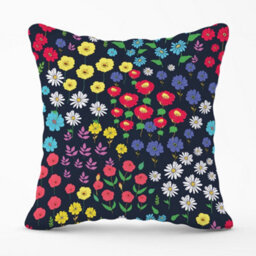 Warren Reed Designer Multicoloured Flower Pattern Cushions 60Cm X 60Cm - thumbnail 1
