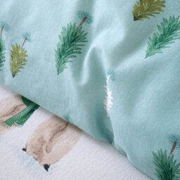 Catherine Lansfield Brushed Snowy Penguin Reversible King Duvet Cover Set With Pillowcases White - thumbnail 4