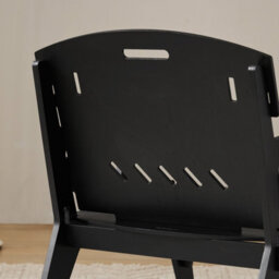 Sobuy Hfst02-Sch, Armchair Leisure Relax Chair Living Room Chair In Mortise And Tenon Structure, Black,w72Xd55Xh70.5 - thumbnail 5