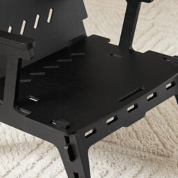Sobuy Hfst02-Sch, Armchair Leisure Relax Chair Living Room Chair In Mortise And Tenon Structure, Black,w72Xd55Xh70.5 - thumbnail 8