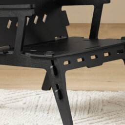 Sobuy Hfst02-Sch, Armchair Leisure Relax Chair Living Room Chair In Mortise And Tenon Structure, Black,w72Xd55Xh70.5 - thumbnail 9