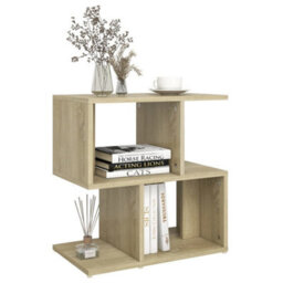 Berkfield Bedside Cabinets 2 Pcs Sonoma Oak 50X30X51.5 Cm Engineered Wood - thumbnail 4