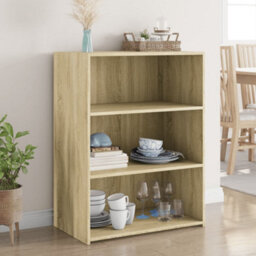 Berkfield Sideboard Sonoma Oak 70X41X93 Cm Engineered Wood - thumbnail 1