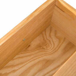 London Oak 3 Drawer Chest Fully Assembled - By Roseland Furniture - thumbnail 6