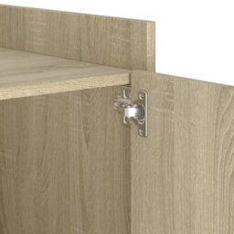 Berkfield Bedside Cabinet Sonoma Oak 45X50X50 Cm Engineered Wood - thumbnail 9