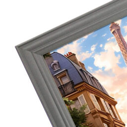 "AK Frames 11X9"" Classic Dark Grey Modern Picture Frame - Poster Frame For Photos, Prints And Wall Art - Elegant Home Decor" - thumbnail 7