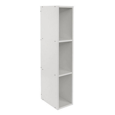 3-Tierwhite Wood Bathroom Storage Cabinet Cupboard Narrow Shelves Organizer - image 1