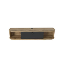 Decorotika Ibarra Modern Floating Tv Stand Tv Unit Oud And Black - thumbnail 6
