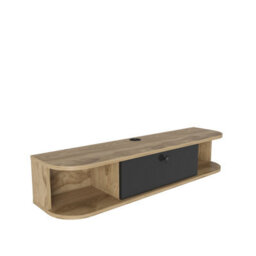 Decorotika Ibarra Modern Floating Tv Stand Tv Unit Oud And Black - thumbnail 5