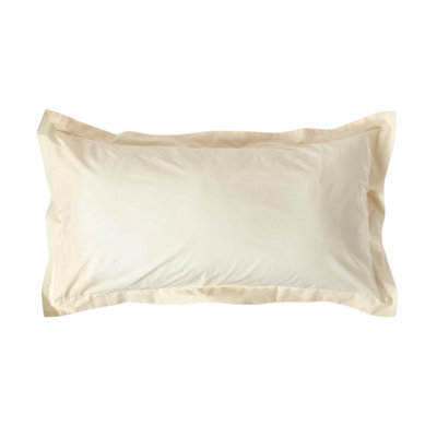 Homescapes Cream Egyptian Cotton Oxford Pillowcase 200 Tc, King Size - image 1