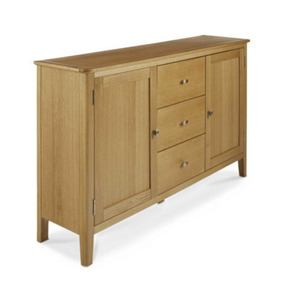 Alba Oak Large Sideboard Fully Assembled  - By Roseland Furniture - image 1