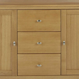 Alba Oak Large Sideboard Fully Assembled  - By Roseland Furniture - thumbnail 9