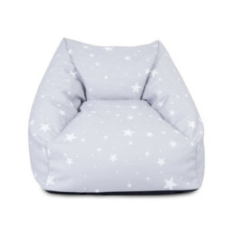 rucomfy Beanbags Rucomfy Indoor Grey Stars Snuggle Chair Bean Bag - Kids Bean Bag Armchair Seat - thumbnail 2