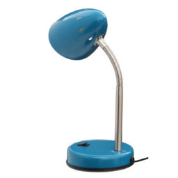 Orsina Blue Gloss Desk Lamp, Adjustable Living Room Desk Lamp,  Minimalistic Desk Lamp For Reading & Writing - thumbnail 3