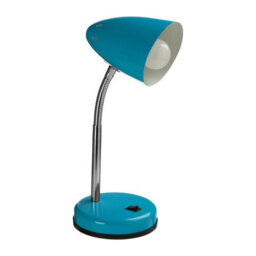 Orsina Blue Gloss Desk Lamp, Adjustable Living Room Desk Lamp,  Minimalistic Desk Lamp For Reading & Writing - thumbnail 4