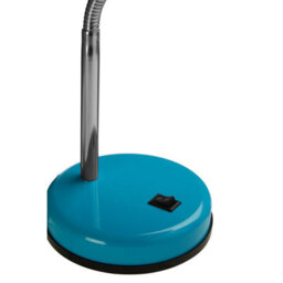 Orsina Blue Gloss Desk Lamp, Adjustable Living Room Desk Lamp,  Minimalistic Desk Lamp For Reading & Writing - thumbnail 6