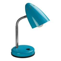 Orsina Blue Gloss Desk Lamp, Adjustable Living Room Desk Lamp,  Minimalistic Desk Lamp For Reading & Writing - thumbnail 5