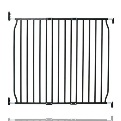 Safetots Eco Screw Fit Baby Gate, Black, 90Cm - 100Cm, Stair Gate For Toddler And Baby, Screw Fit Safety Barrier - image 1