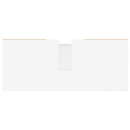 Berkfield Industrial Bathroom Cabinet High Gloss White 80X33X60 Cm Engineered Wood - thumbnail 9