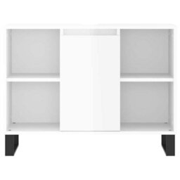 Berkfield Industrial Bathroom Cabinet High Gloss White 80X33X60 Cm Engineered Wood - thumbnail 6