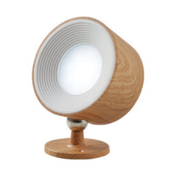 Darphe Natural Wood Tone Rechargeable Led Wall Light Bedroom Makeup Lighting - thumbnail 5