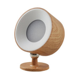 Darphe Natural Wood Tone Rechargeable Led Wall Light Bedroom Makeup Lighting