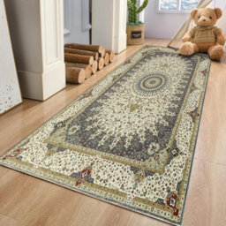Ameha Willow Grey Cashmere Modern Rugs 80X150 Cm Non Slip Area Rug Bedroom Floor Kitchen Soft Touch Mats - thumbnail 3
