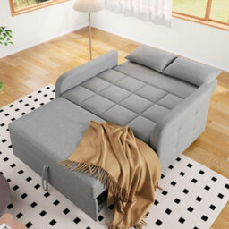 Matteo Modern Multifunctional Folding Sofa Bed - Dark Grey - thumbnail 4