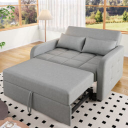 Matteo Modern Multifunctional Folding Sofa Bed - Dark Grey - thumbnail 2