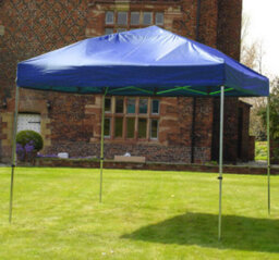 Crocodile Trading 3M X 3M Trader-Max 30 Commercial Instant Shelter Pop Up Gazebos Frame & Canopy - Royal Blue - thumbnail 4