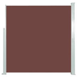 Walplus Retractable Side Awning Garden Sun Shade Canopy Gazebo For Back Door, Porch, Patio 140 X 300 Cm Brown - thumbnail 2