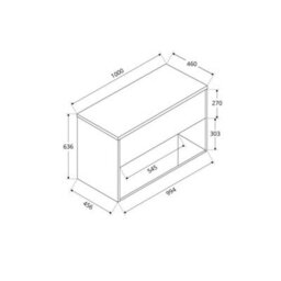 Homestylestore Light Oak 1000mm Led Lit Wall Hung Bathroom Vanity Unit With Rectangular Sand Countertop Basin - thumbnail 4