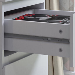 Fwstyle Pair Of White Stora Bedside Tables Nighstands Chests Extra Deep Drawers (H) 55Cm (W) 40Cm (D) 40Cm - thumbnail 4