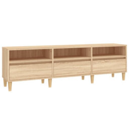 Walplus Tv Cabinet Sonoma Oak 150X30X44.5 Cm Engineered Wood - thumbnail 2