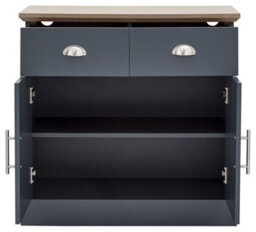Gfw Kendal Compact Sideboard Slate Blue - thumbnail 4
