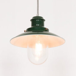 Contemporary Hanging Fisherman Lantern Style Pendant British Green Ceiling Light - thumbnail 2