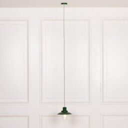 Contemporary Hanging Fisherman Lantern Style Pendant British Green Ceiling Light - thumbnail 3