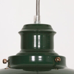 Contemporary Hanging Fisherman Lantern Style Pendant British Green Ceiling Light - thumbnail 4