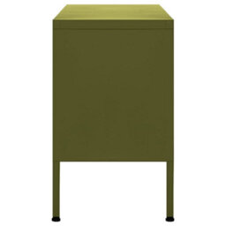Walplus Tv Cabinet Olive Green 105X35X50 Cm Steel - thumbnail 4