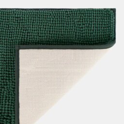 Ohs Chenille Noodle Non-Slip Soft Shower Bath Mat, 45 X 75Cm - Green - thumbnail 4