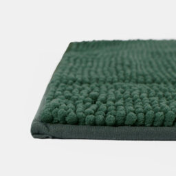 Ohs Chenille Noodle Non-Slip Soft Shower Bath Mat, 45 X 75Cm - Green - thumbnail 2