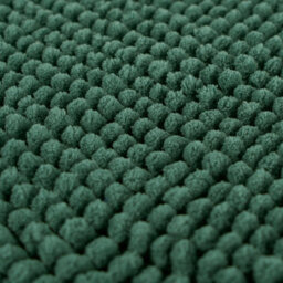 Ohs Chenille Noodle Non-Slip Soft Shower Bath Mat, 45 X 75Cm - Green - thumbnail 3