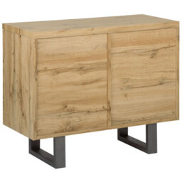 Beliani  Cabinet Timber Light Brown - thumbnail 6