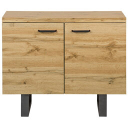 Beliani  Cabinet Timber Light Brown - thumbnail 4