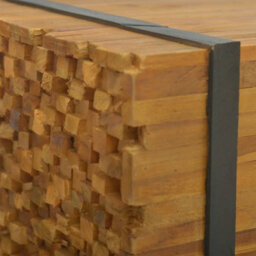 Berkfield Coffee Table 110X45X38 Cm Solid Teak Wood - thumbnail 6